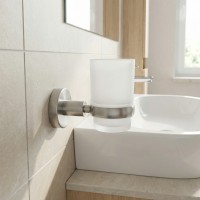 Стакан для ванной Benesque Lumiere 70010702 никель брашированный