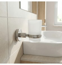 Стакан для ванной Benesque Lumiere 70010702 никель брашированный