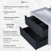 Тумба под раковину 70 см, Uperwood Next Premium, белая/графит, 2 ящика