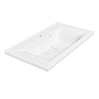 Раковина Vincea VCB-3M800W из искуственного камня белый