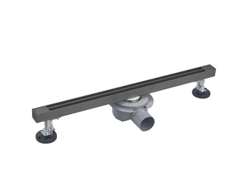 Душевой трап 90 см Wonzon&Woghand, Темный графит WW-65409T-GM