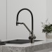 Смеситель для кухни SANCOS Dora SC4003GG с подключением фильтра для воды, вороненая сталь