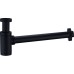 Круглый сифон AQG FOSC 1”1/4, черный матовый