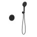 Душевой комплект Vincea Inspire VSFW-3I22MT3MB встраиваемый, термостат, 2 режима, черный
