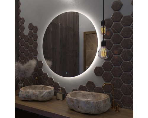 Зеркало Onika Сола 50 с LED подсветкой, круглое