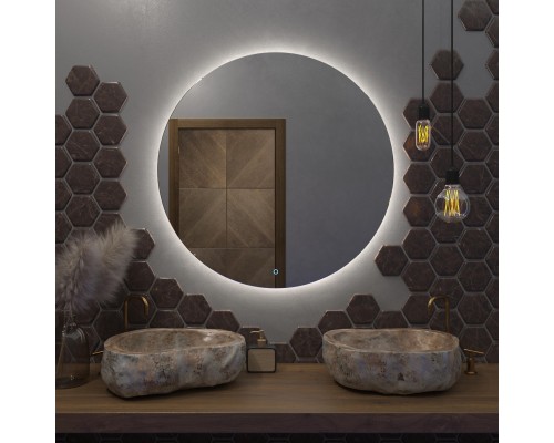 Зеркало Onika Сола 50 с LED подсветкой, круглое
