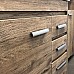 Тумба с раковиной Comforty Марио-75 дуб темный Quadro 75