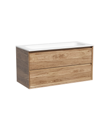 Тумба подвесная SANCOS Marmi 2.0 995х445 c двумя ящиками , дуб чарльстон MR2.0100ECH