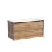 Тумба подвесная SANCOS Marmi 2.0 995х445 c двумя ящиками , дуб чарльстон MR2.0100ECH