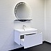 Подвесная Тумба с раковиной Comforty Арзамас-80-1 белая матовая 4480