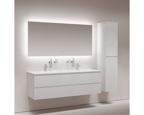 Зеркало для ванной комнаты Sancos SQUARE 160х80 с подсветкой, SQ1600