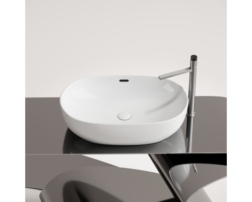 Раковина-чаша накладная Ceramicanova со сливом переливом Element 610x420x155