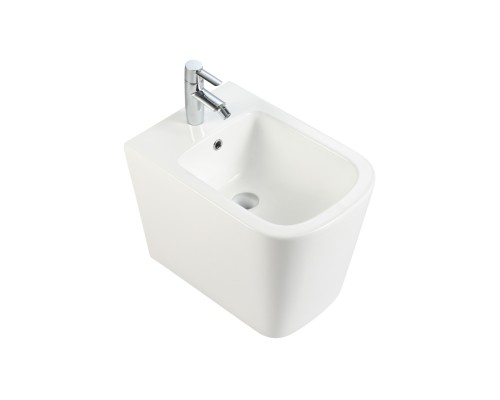 Биде напольное белое Iberica Blanca Toledo Bide с отверстием под смеситель