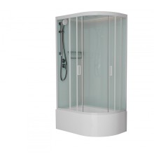 Душевая кабина Frank F412/2L М White матовое стекло