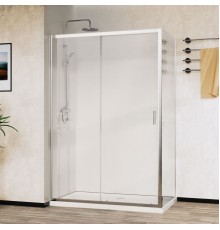 Душевой уголок Vincea City VSR-5CT9012CL 1200x900 хром стекло прозрачное