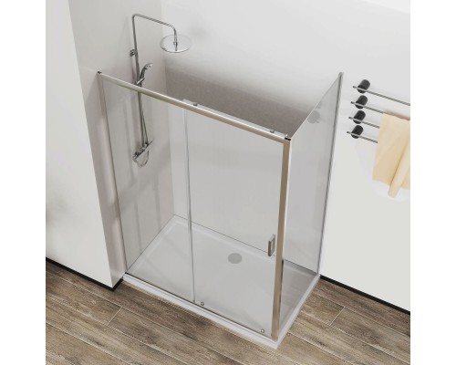 Душевой уголок Vincea City VSR-5CT9012CL 1200x900 хром стекло прозрачное