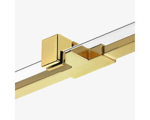 Душевое ограждение NEW TRENDY AVEXA GOLD BRUSHED 90x200 брашированное золото