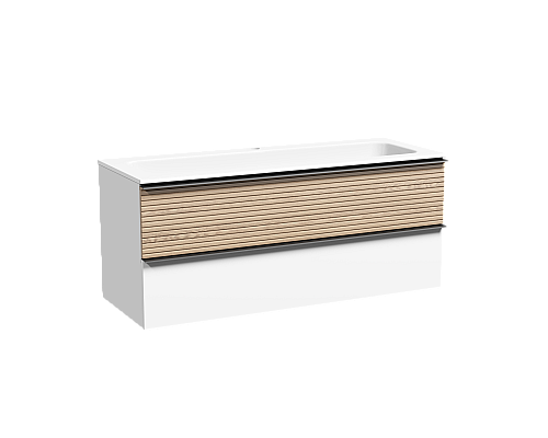Тумба для раковины SanCos Delta 120 DL120W Дуб белый Тумба для раковины SanCos Delta 120 DL120W Дуб белый