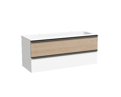 Тумба для раковины SanCos Delta 120 DL120W Дуб белый Тумба для раковины SanCos Delta 120 DL120W Дуб белый