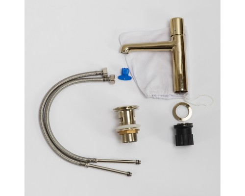 Смеситель для раковины BelBagno Uno UNO-LVM-ORO Золото