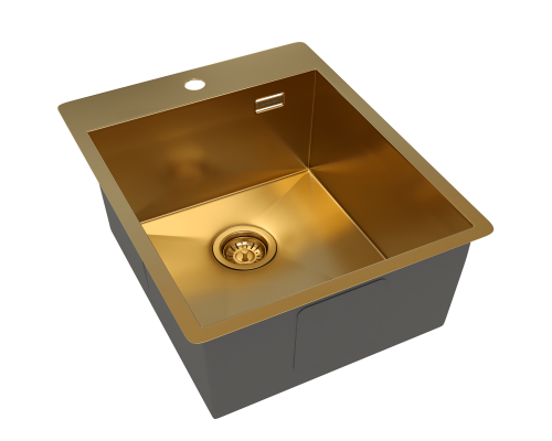 Кухонная мойка Reflexion Iseo RX2240GD брашированное золото