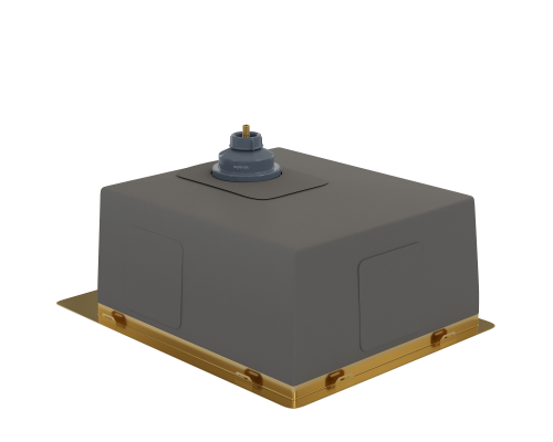 Кухонная мойка Reflexion Iseo RX2240GD брашированное золото