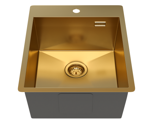 Кухонная мойка Reflexion Iseo RX2240GD брашированное золото