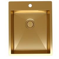 Кухонная мойка Reflexion Iseo RX2240GD брашированное золото