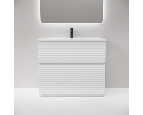 Тумба под раковину Напольная Sancos Folk Floor 99.5 FL100FW Bianco