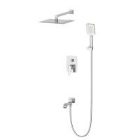 Душевая система встраиваемая Wonzon&Woghand FLEX, Брашированный никель WW-88939072-BN