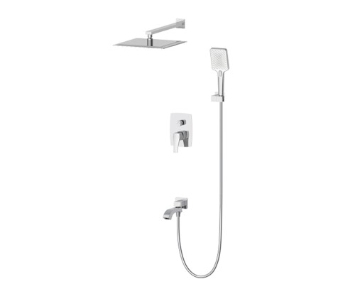 Душевая система встраиваемая Wonzon&Woghand FLEX, Брашированный никель WW-88939072-BN