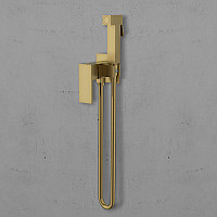Гигиенический душ Vincea VHFW-102BG из латуни со смесителем брашированное золото