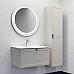 Зеркало Comforty Ереван-70 с подсветкой, с сенсором, антизапотевание, белый матовый