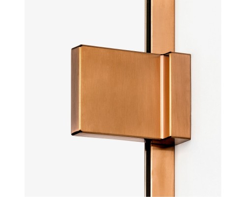 Шторка для ванны NEW TRENDY AVEXA COPPER BRUSHED 140x150 L брашированная медь