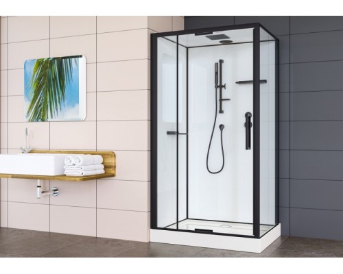 Душевая кабина Esbano ESKBRSP128 120x80x215 черный