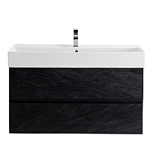 Тумба под раковину Cezares Molveno 46 80 MOLVENO 46-80-2C-SO-NR подвесная Nero
