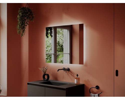 Зеркало SanCos Square 90 SQ900 с LED подсветкой