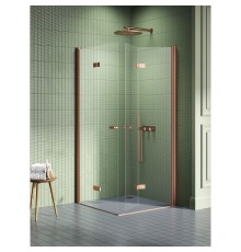 Душевое ограждение NEW TRENDY NEW SOLEO COPPER BRUSHED 100x100x195 медь