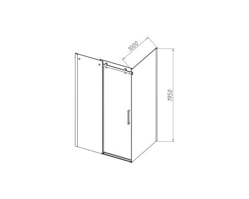 Душевой уголок Vincea Como-N VSR-4CN1012CL, 1200x1000, хром, стекло прозрачное