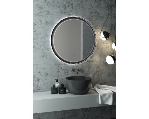 Зеркало Континент Planet D 800 ЗЛП684 с подсветкой с бесконтактным выключателем