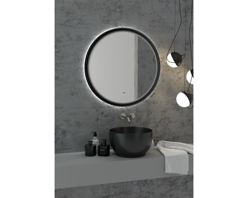 Зеркало Континент Planet D 800 ЗЛП684 с подсветкой с бесконтактным выключателем