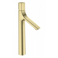 Смеситель для раковины высокий Wonzon&Woghand, Брашированное золото