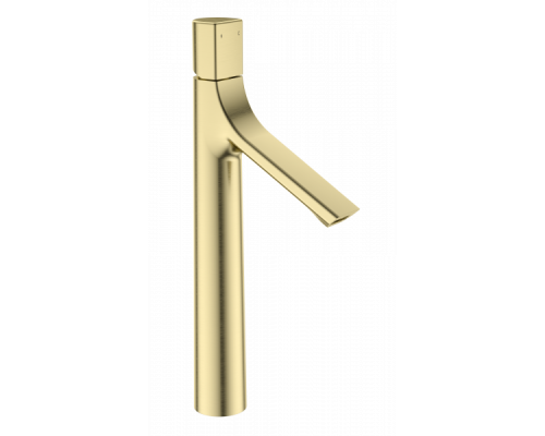 Смеситель для раковины высокий Wonzon&Woghand, Брашированное золото