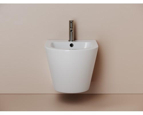 Биде подвесное Ceramicanova Альба (Alba) с крепежом для скрытого монтажа белый