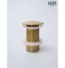 Золотой керамический донный клапан Gid G100 73301k