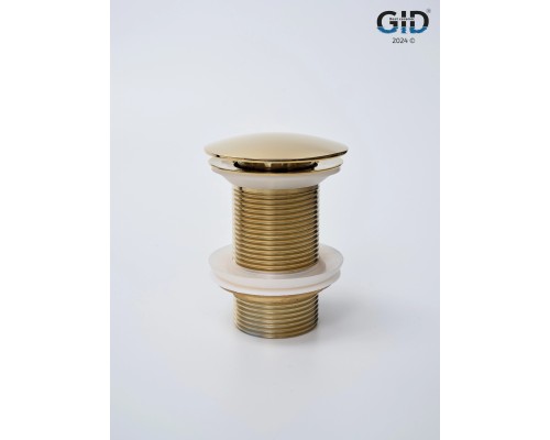 Золотой керамический донный клапан Gid G100 73301k
