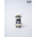 Белый керамический донный клапан Gid WH100-1 71102k с переливом