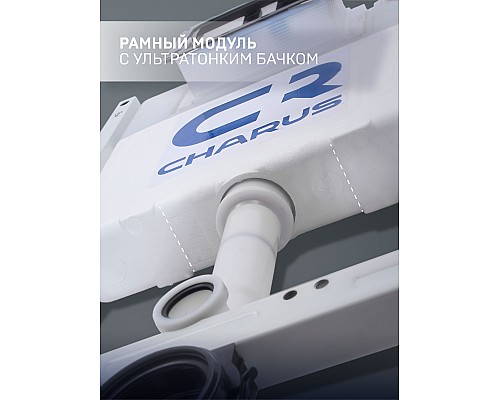 Инсталляция для унитаза Charus City CR.200.21.01 с кнопкой смыва Minimalista хром глянец