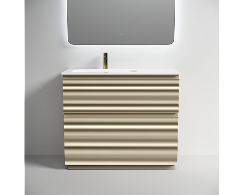 Тумба под раковину Напольная Sancos Folk Floor 99.5 FL100FLCP Капучино