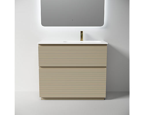 Тумба под раковину Напольная Sancos Folk Floor 99.5 FL100FLCP Капучино